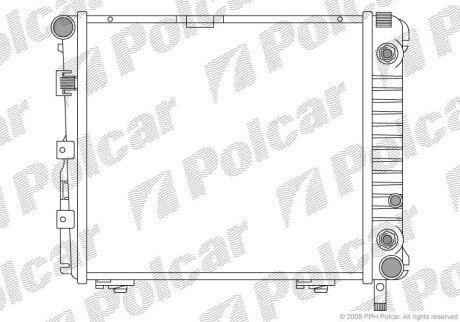 Радіатори охолодження Polcar 50140801