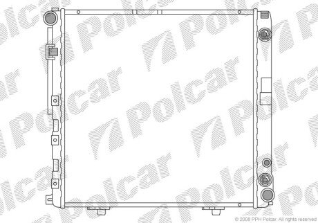 Радіатори охолодження Polcar 501408-0