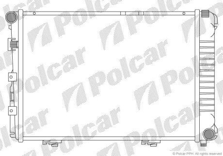 Радіатори охолодження Polcar 501408-1 (фото 1)