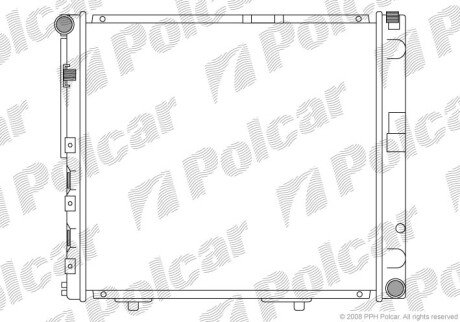 Радіатори охолодження Polcar 501408