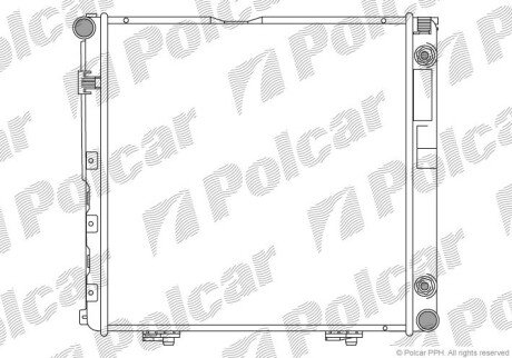 Радіатори охолодження Polcar 501408A6