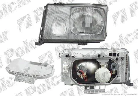 Фара основна права H3, H4 Polcar 501410-E