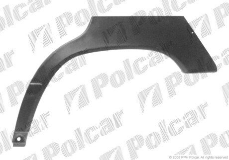 Ремкомплект крыла заднего правый Polcar 501484-5