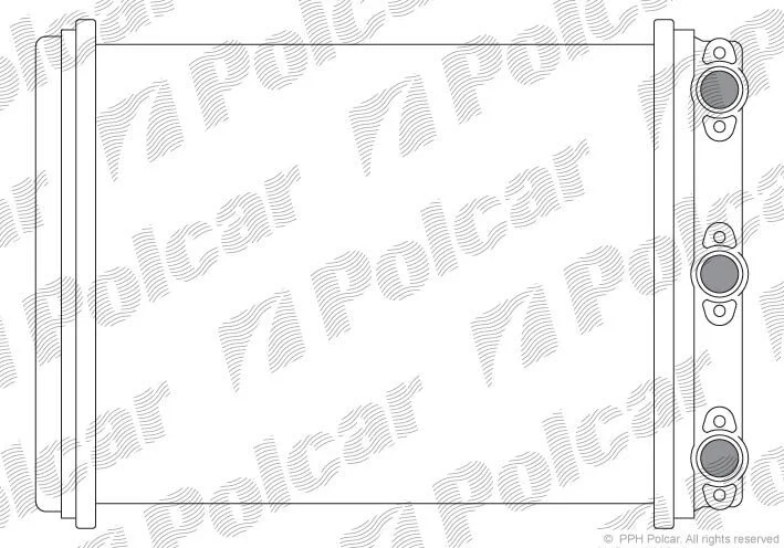 Радиатор отопителя салона Polcar 5014N8-1 (фото 1)