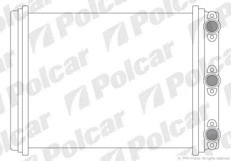 Радиатор отопителя салона Polcar 5014N8-1
