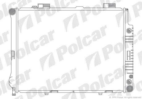 Радіатори охолодження Polcar 501508-1