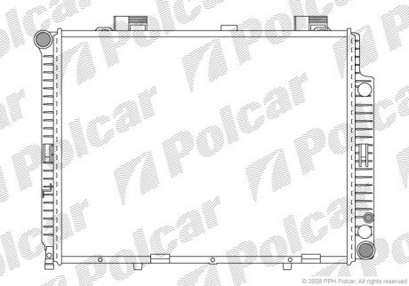 Радіатори охолодження Polcar 501508-3