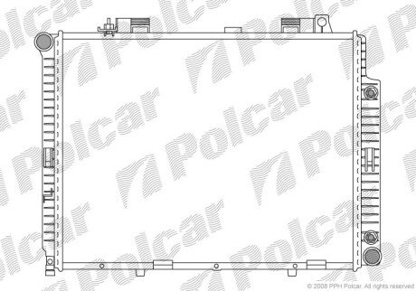 Радіатори охолодження Polcar 501508-6 (фото 1)