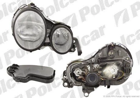Фара основна права, ліва H1, H7 Polcar 501509-E