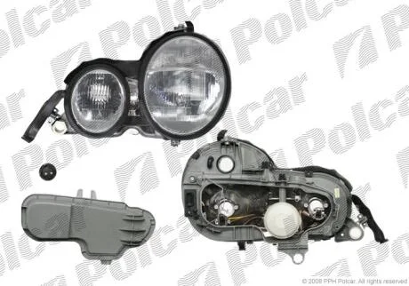 Фара основна права H6W, H7, PY21W Polcar 5015106E