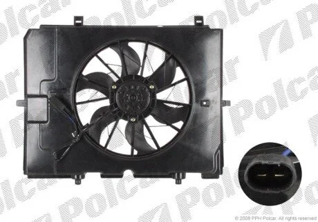 Вентиляторы с корпусом/кронштейном. Polcar 501523W5