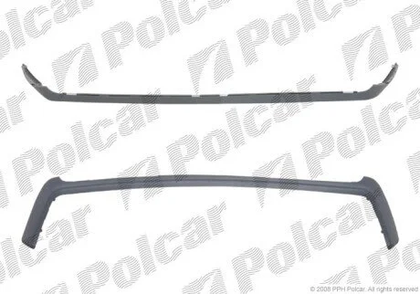 Спойлер бампера переднього Polcar 501525