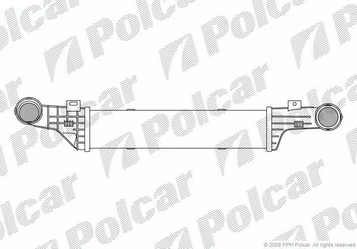Радіатори повітря (Інтеркулери) Polcar 5015J8-2 (фото 1)