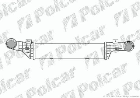 Радіатори повітря (Інтеркулери) Polcar 5015J8-2