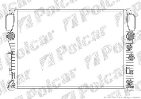 Радіатори охолодження Polcar 501608-2 (фото 1)