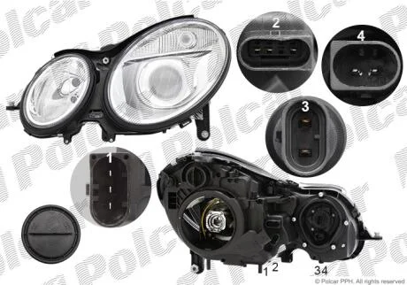 Фара основная Polcar 5016090E
