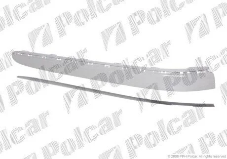 Накладка бампера права Polcar 501696-6