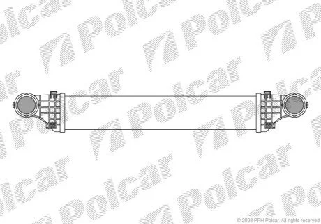 Радіатори повітря (Інтеркулери) Polcar 5016J82X