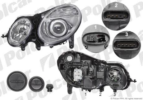 Фара основна Polcar 5017091E