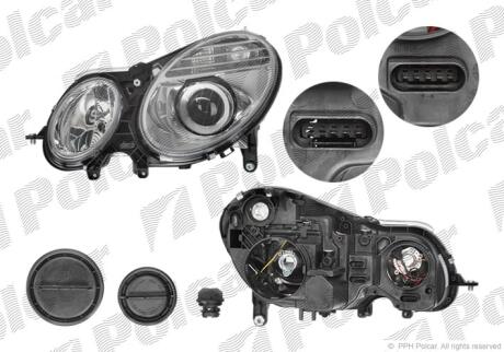 Фара основна Polcar 5017100E