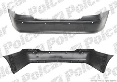 Бампер задній Polcar 501796