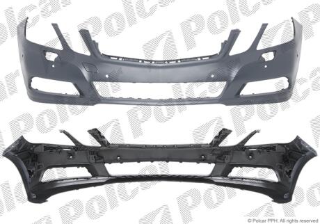 Бампер передний Polcar 50180722J