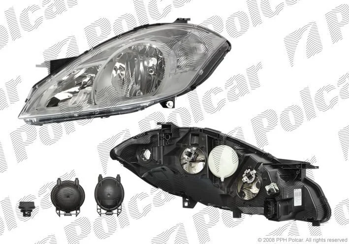 Фара основная правая H7, PY21W, W5W Polcar 502110-E (фото 1)