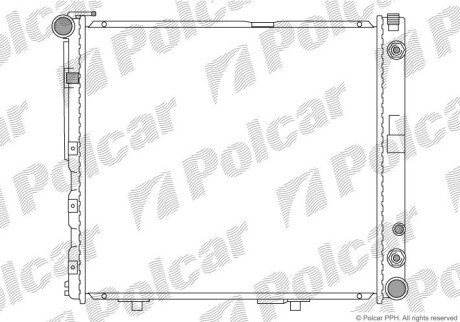 Радіатори охолодження Polcar 502408-3