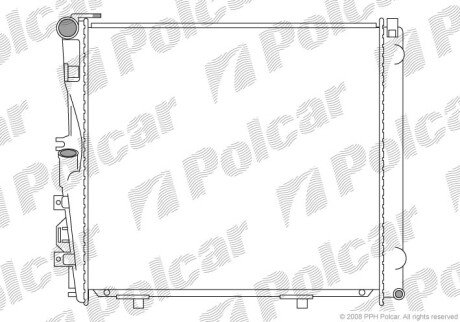 Радіатори охолодження Polcar 502408