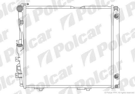 Радіатори охолодження Polcar 502408A0 (фото 1)