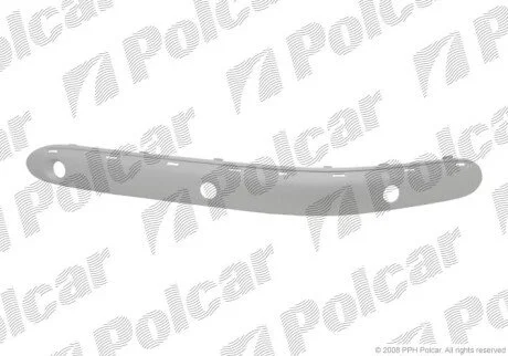 Молдинг бампера левый Polcar 50250715
