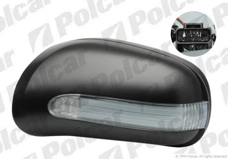 Корпус зеркала наружного правый Polcar 502555PM