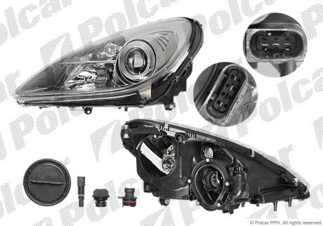Фара основная Polcar 502809-E
