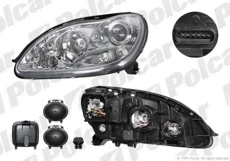 Фара основна права H7 Polcar 5030100E