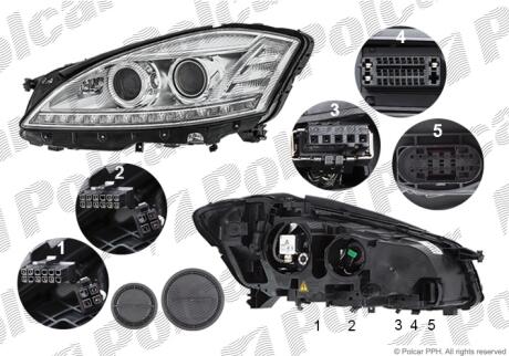 Фара основная Polcar 5031095U