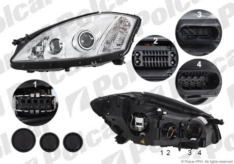 Фара основная Polcar 5031104U