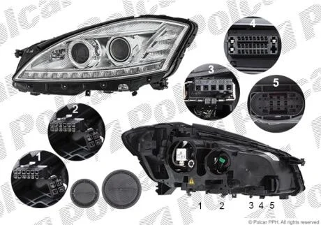 Фара основна Polcar 5031105U