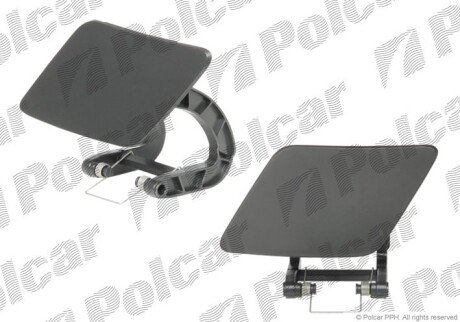 Заглушка отвору омивача фари лівий Polcar 50320711