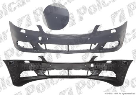 Бампер передний Polcar 503207-2