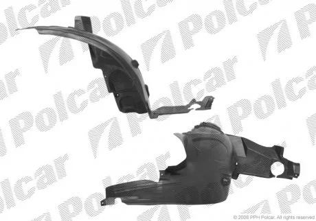 Подкрылок левый Polcar 5035FL2