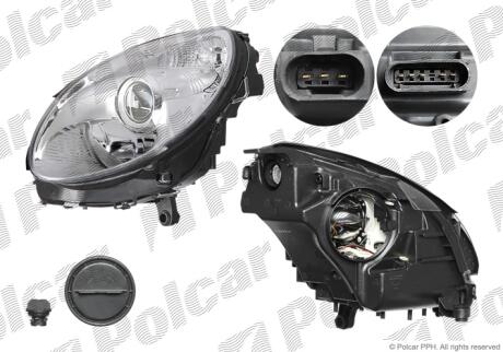 Фара основная Polcar 503609-E