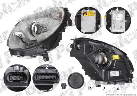 Фара основная Polcar 5036101H