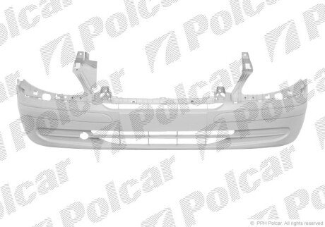 Бампер передній Polcar 504007-2