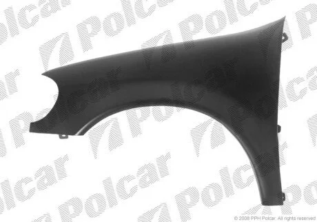 Крило спереду зліва з отвором для поворотника Polcar 504401-2