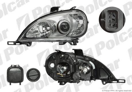 Фара основна Polcar 5044101E