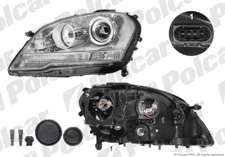 Фара основная Polcar 5045105E