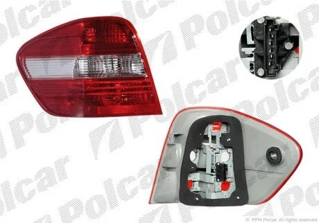 Ліхтар задній ліворуч Polcar 5045871E