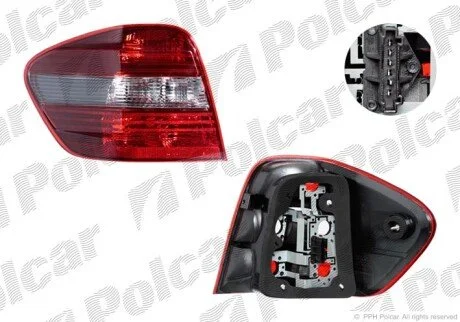 Ліхтар задній ліворуч Polcar 504587-E