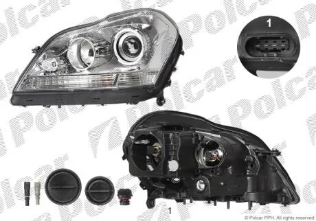 Фара основна Polcar 504810-H