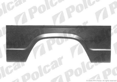 Ремкомплект крила заднього лівий Polcar 506183-2